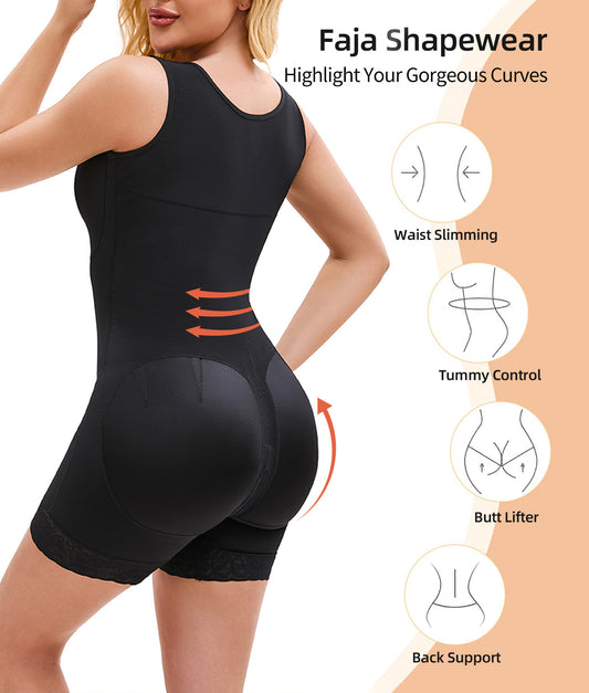 Oubinc Premium Full-Body Shaper – Tummy Control, Butt Lift & Post-Surgery Support