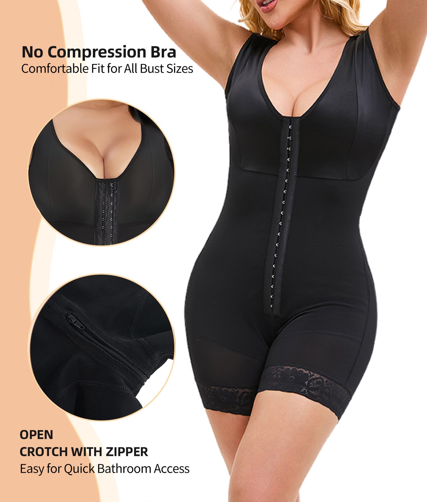 Oubinc Premium Full-Body Shaper – Tummy Control, Butt Lift & Post-Surgery Support