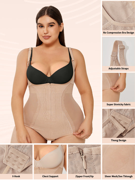 Oubinc Tummy Control Shapewear Bodysuit – Slimming Full-Body Shaper for a Smooth, Sculpted Silhouette